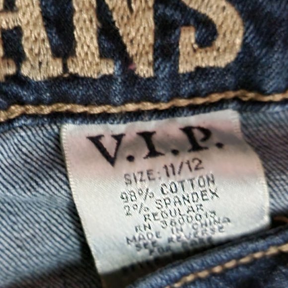 VIP JEANS Distressed skinny sz. 11/12 - Picture 5 of 5